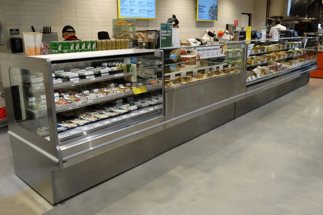 Structural Concepts GMSSV552R 60" Self-Service Refrigerated Open Air Merchandiser, Self-Contained Refrigeration 