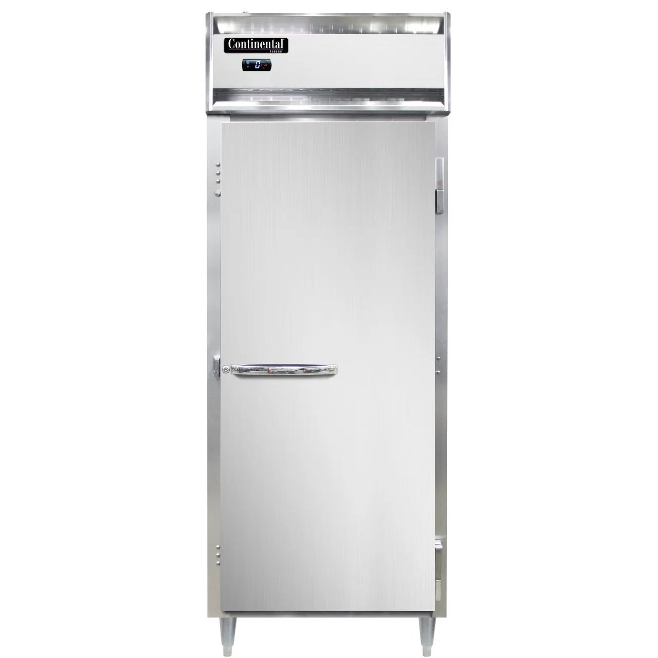 Continental Refrigerator D1FEN 28" 1-Section Reach-In Freezer, Solid Door, Top Mounted, 22 cu. ft., Stainless Steel Front