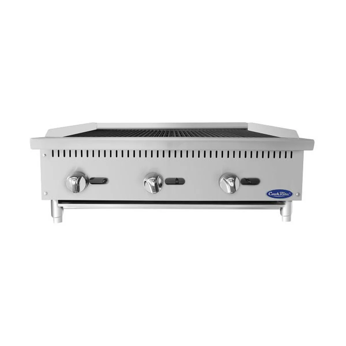 Atosa USA ATRC-36 36" Countertop Gas Radiant Charbroiler w/ (3) Burners, 105.000 BTU
