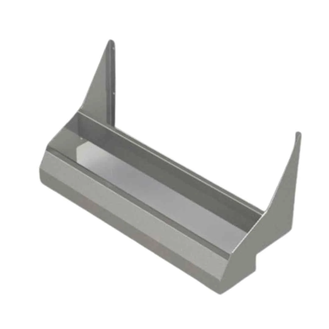 Perlick SR-D48A Speed Rail - Double, 48" Width, Stainless Steel, Screw Hole Mount, 40‑59" Adjustable