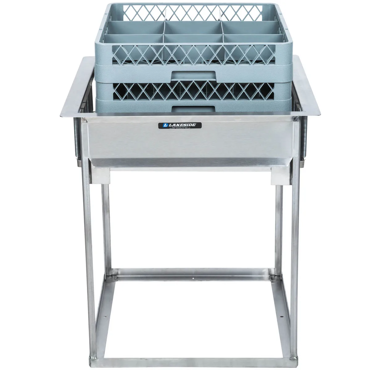 Lakeside 977 Stainless Steel Drop-In Cup & Glass Rack Dispenser, Self-Leveling