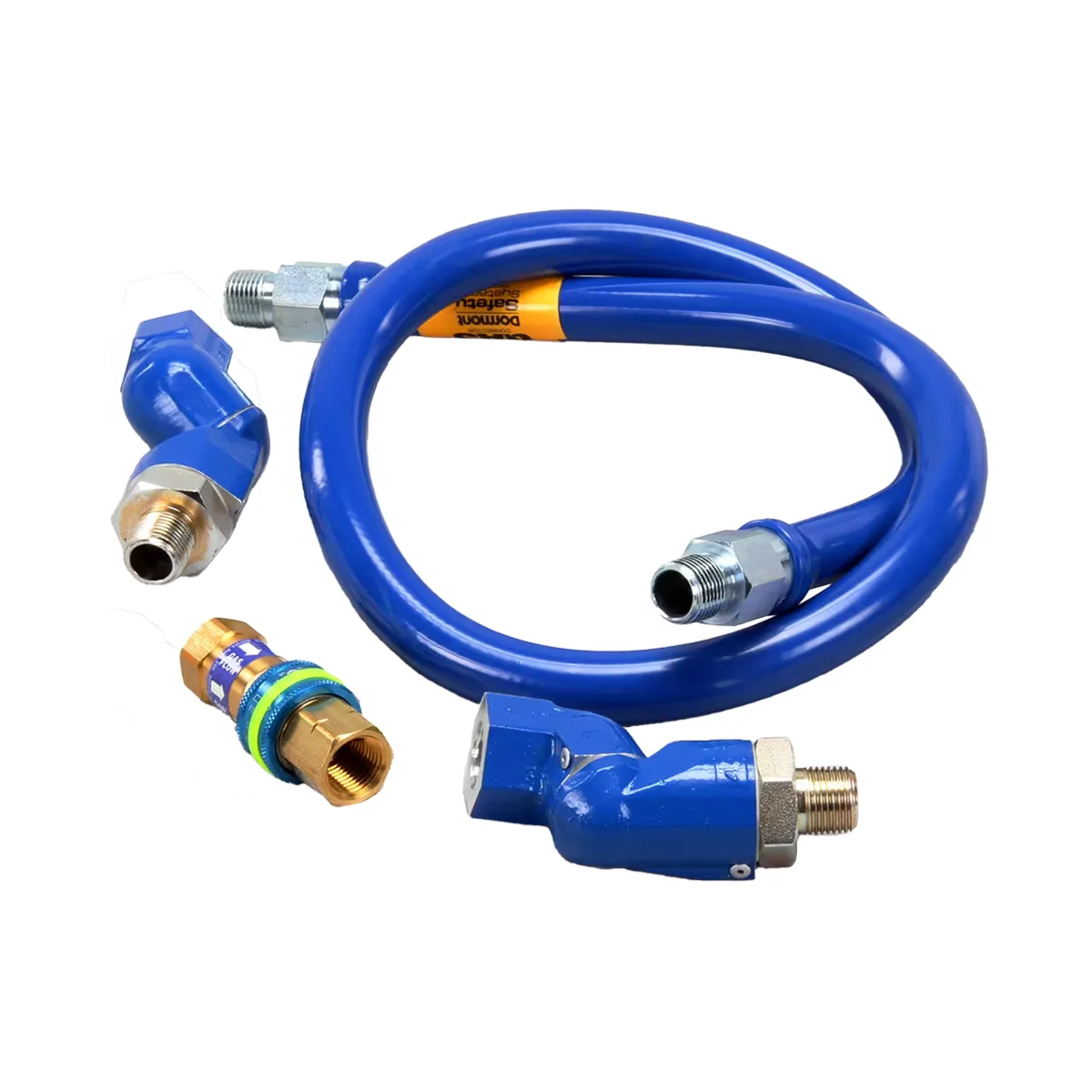 Dormont 1650BPQ2S48BX SnapFast 48" Gas Connector Kit w/ Double Swivel MAX, 1/2" Dia, in Box
