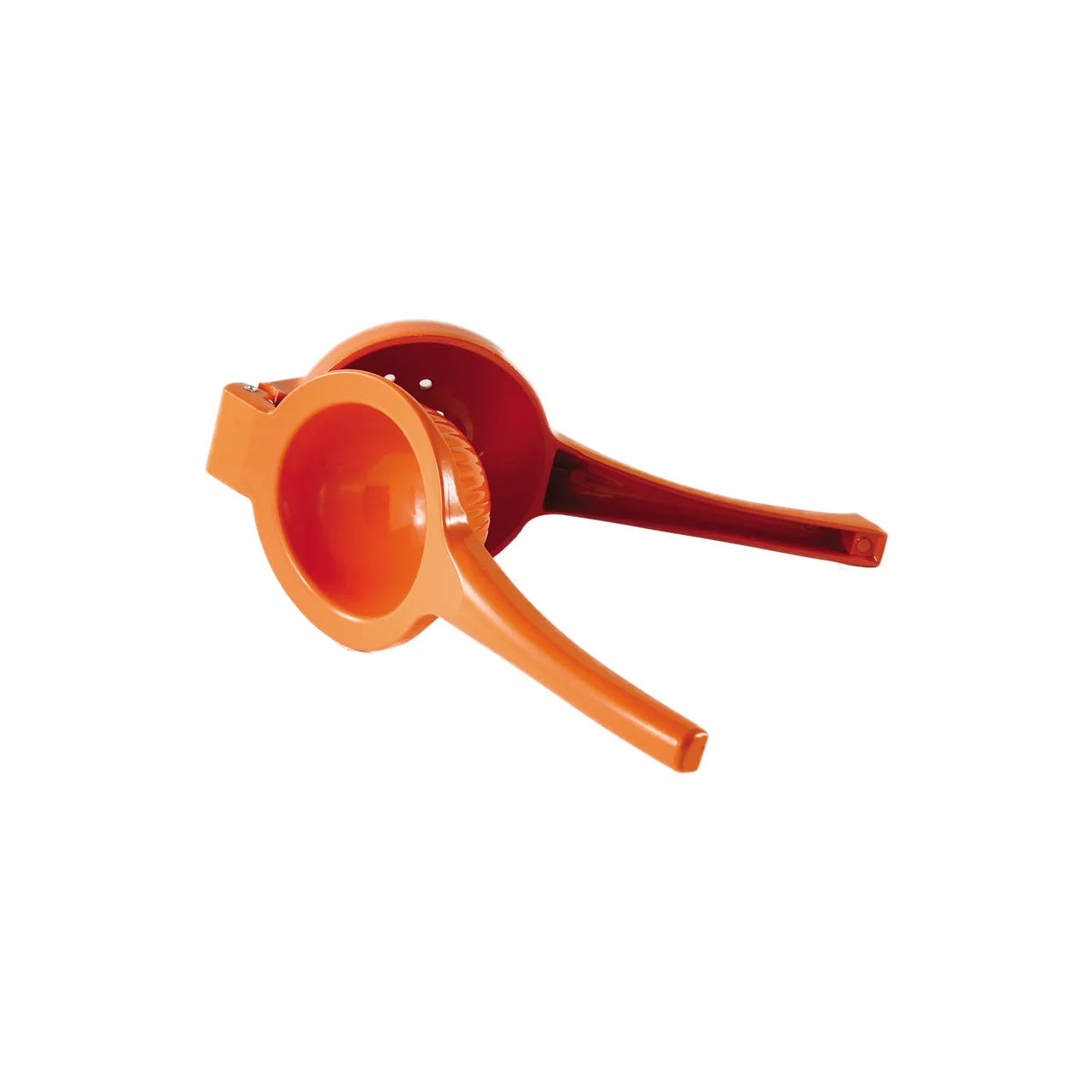 CAC China KULS-3OR Orange Citrus Squeezer, 3-1/2" Diameter, Aluminum Hand Tool for Kitchen