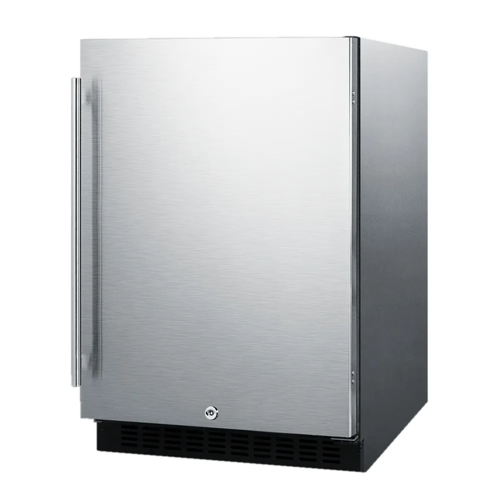 Summit AL54CSS 24" Built-in Undercounter Refrigerator, Stainless Steel, 4.8 cu. ft.