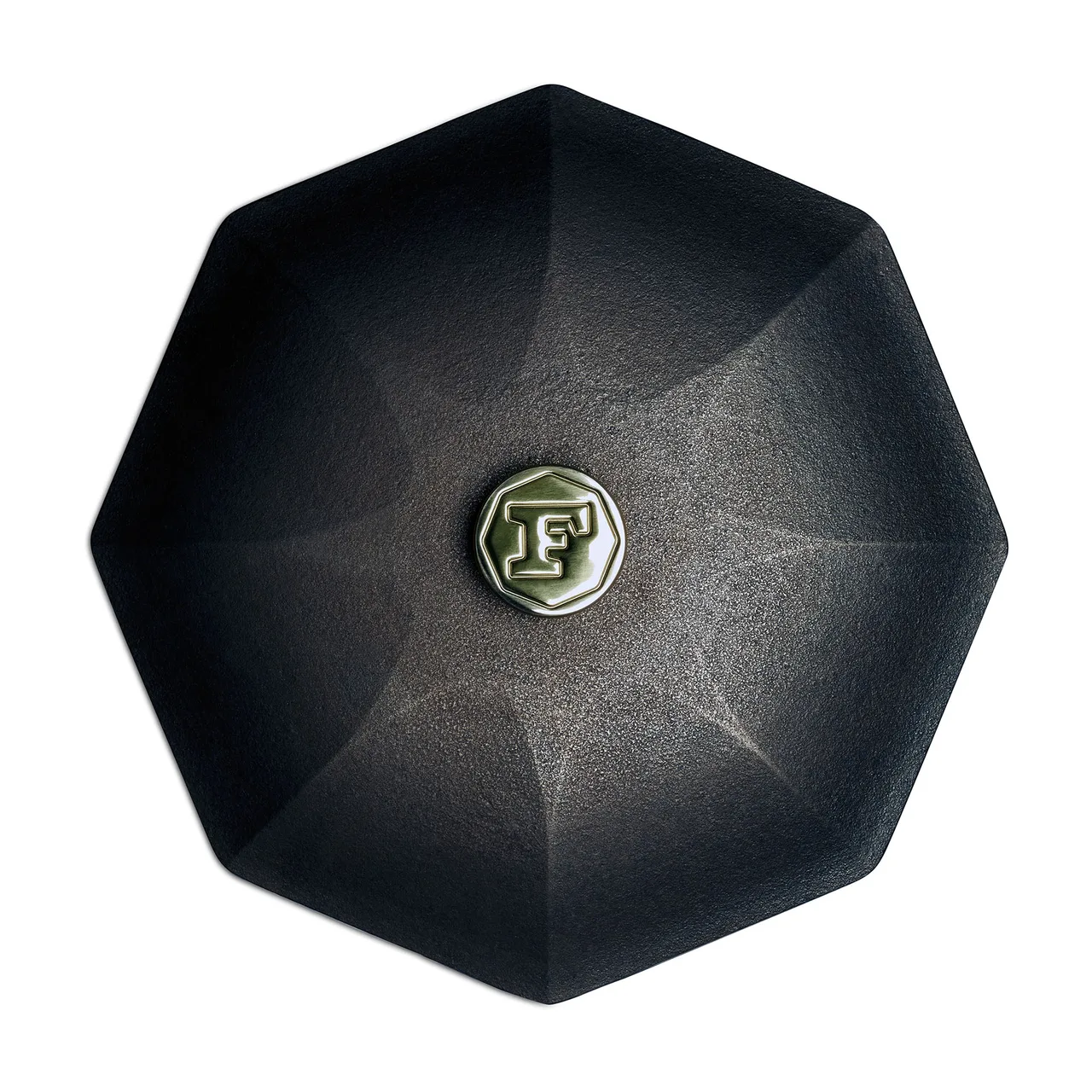 Lodge L14-10001 Finex Skillet Lid, 14" Octagonal Cast Iron Domed Cover - 13-15" Size Range