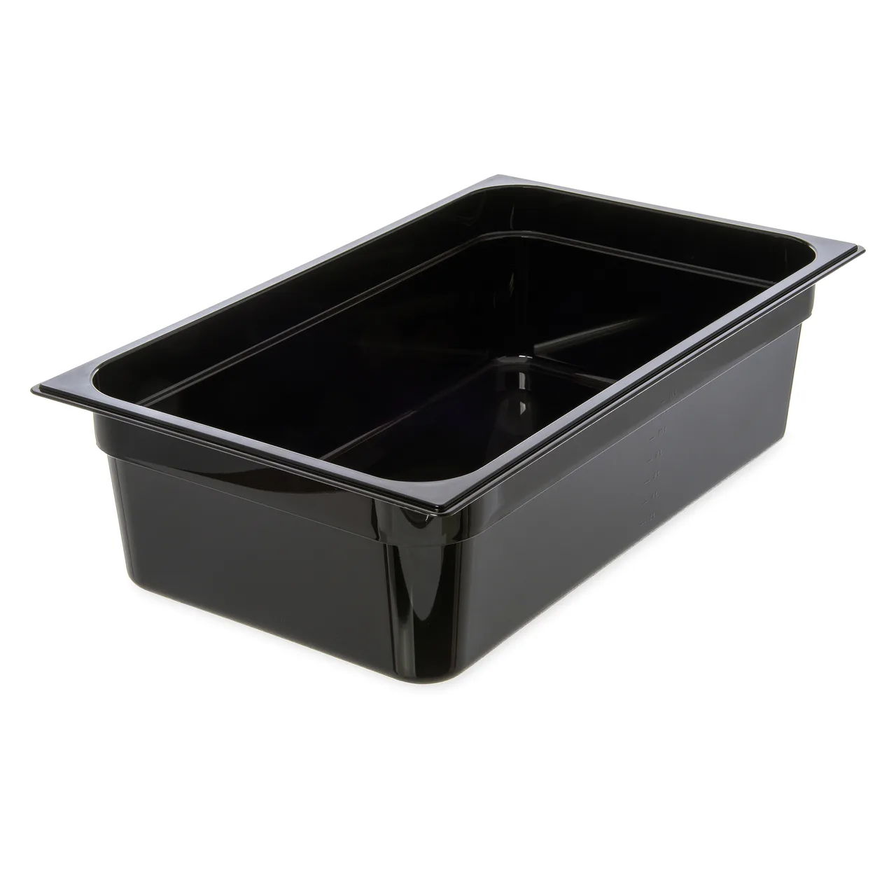 Carlisle 10202B03 StorPlus Food Pan 19.4‑qt 20‑3/4”x12‑3/4”x6” Black Polycarbonate Dishwasher‑Safe