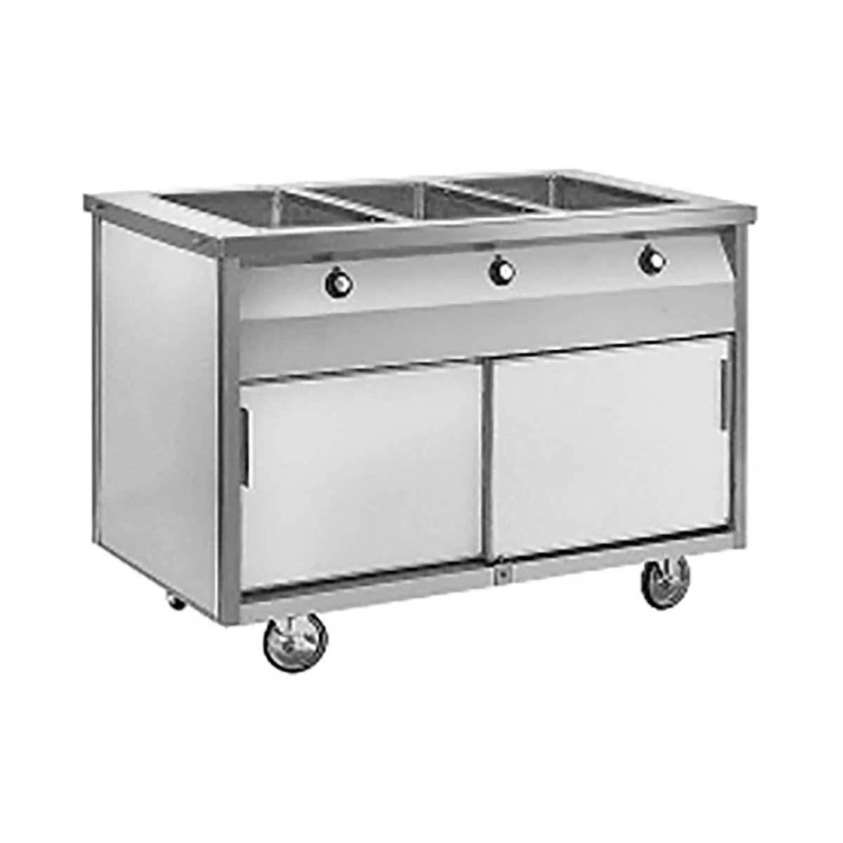 Randell RAN HTD-5B 72" Electric Hot Food Table, (5) Hot Food Wells