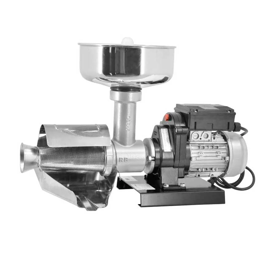 Omcan USA 18902 - Trento Tomato Squeezer, 550W 115V, 2/5 HP Iron, Stainless Filter, NEMA 5‑15P