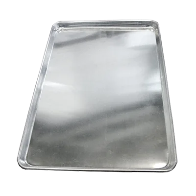 Omcan USA 39530 Bun Sheet Pan, 13" X 18" Half‑Size Sheet, 20‑Gauge Aluminum, Solid Uncoated