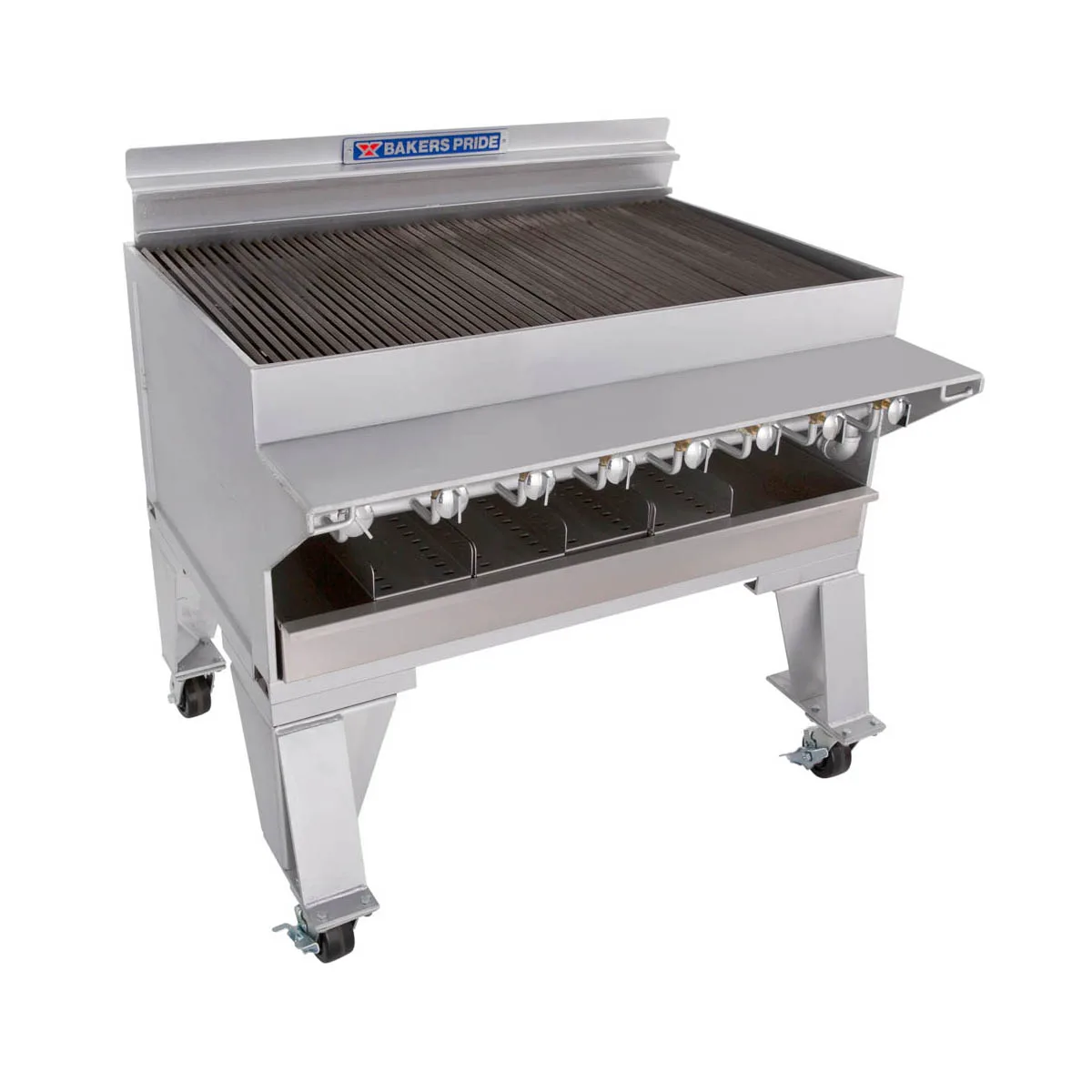 Bakers Pride CH-8 44" Floor Model Gas Radiant Charbroiler w/ (8) Burnes, 144.000 BTU