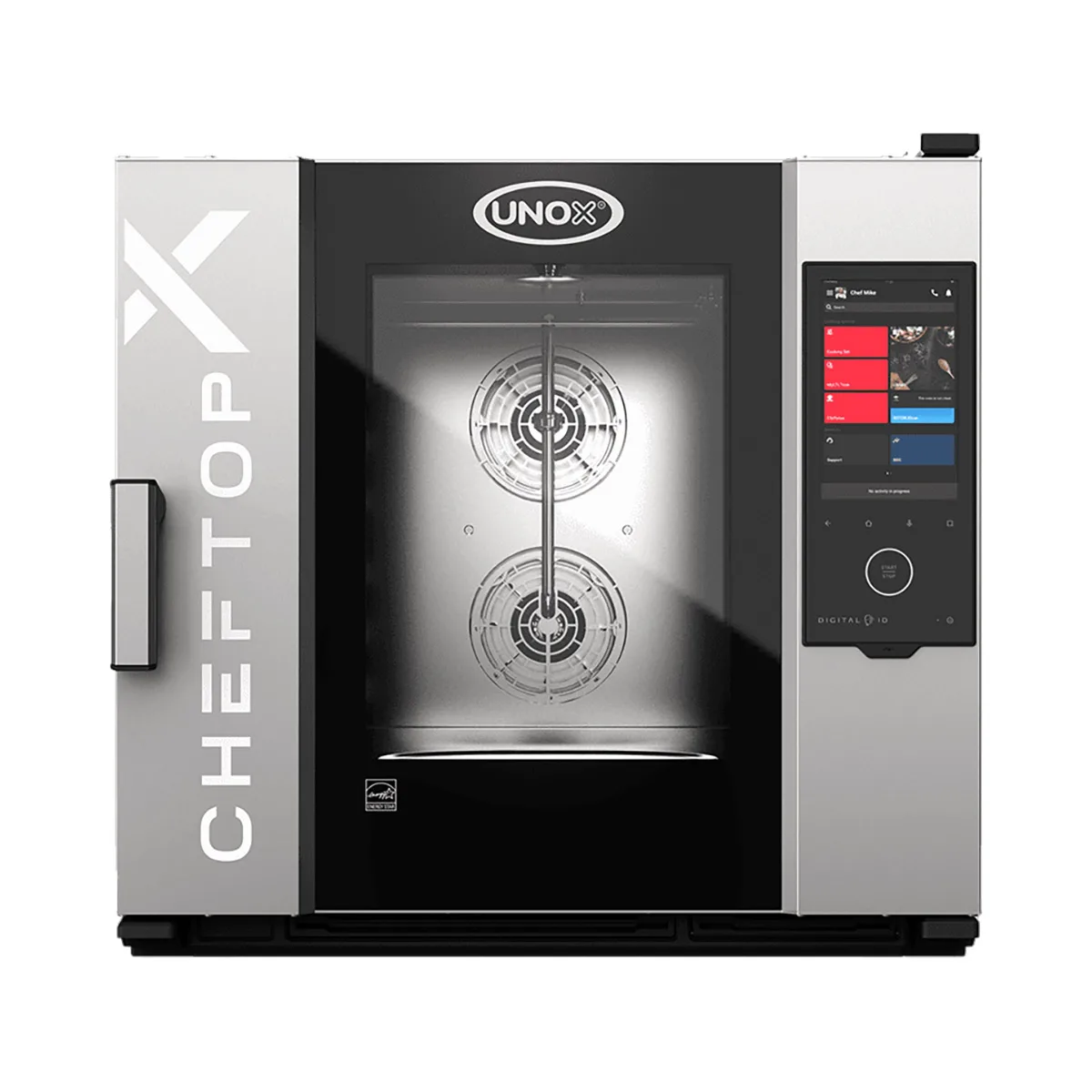 UNOX XADA-06FS-GXLS-ET Full Size 6 Pan Gas Combi Oven w/ Digital Control, Boilerless, 92.124 BTU