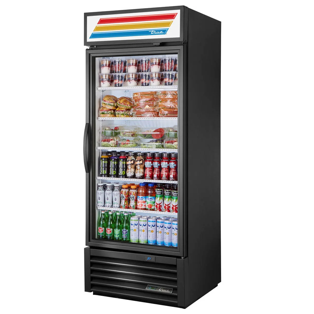 True GDM-26-HST02-HC~TSL01 30" 1-Section Thermal Glass Door Refrigerated Merchandiser