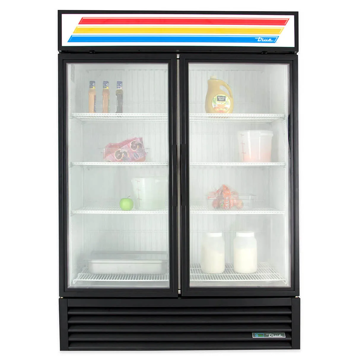 True GDM-49F-HC~TSL01 54" 2 Glass Swing Door Merchandiser Freezer in White