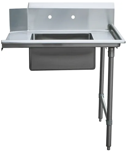 Omcan USA 28483 - 36" Stainless Steel Soiled Dishtable with Sink, 10" Splash Height / Right‑to‑Left