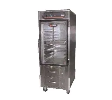 Carter-Hoffmann HL8-10-RW "Full Height" 1-Door Solid Heated Holding Cabinet, 20 12"x20" Pan Capacity, Stainless Steel