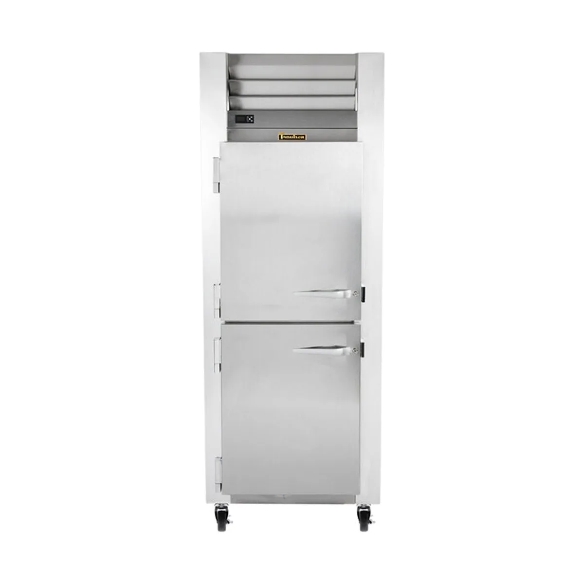 Traulsen G12001 30" 1-Section Reach-In Freezer, 2 Half Solid Left Hinged Doors, Top Mounted, 23 cu. ft.