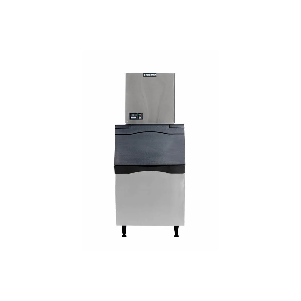 Scotsman MC0522SWX-1/B530P/KBT27 Water Cooled Half Cube 480 lb Ice Machine with Bin, 536 lb Plastic