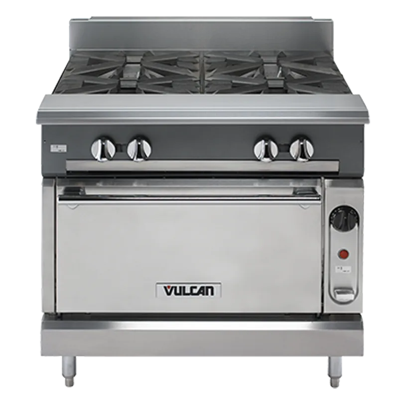 Vulcan V2B18BF Gas 18" Heavy Duty Range w/ (2) Open Burners w/ Flame Safety, (1) Cabinet Base, 70.000 BTU
