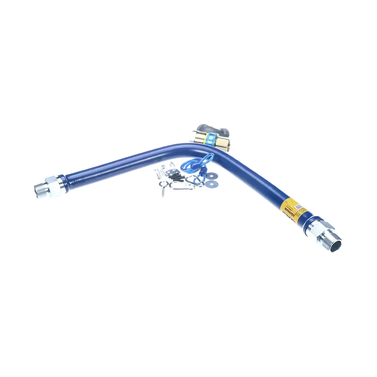 Dormont 16100BPQR36 SnapFast 36" Gas Connector Kit w/ Restraining Cable, 1" Diameter