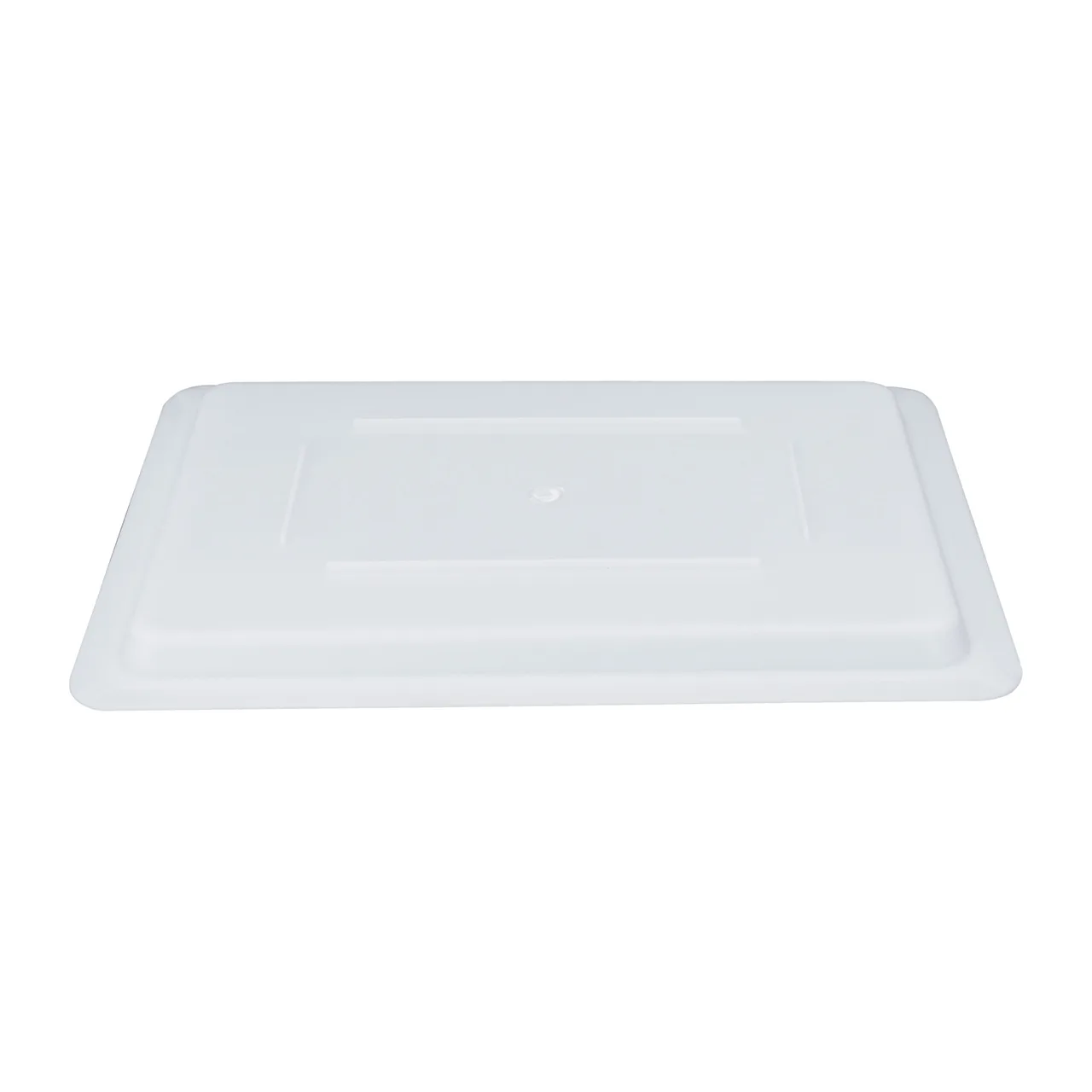 CAC China FS4H-CV-W Food Storage Box Cover, 18"L x 12"W, Polypropylene White NSF - 1/Each