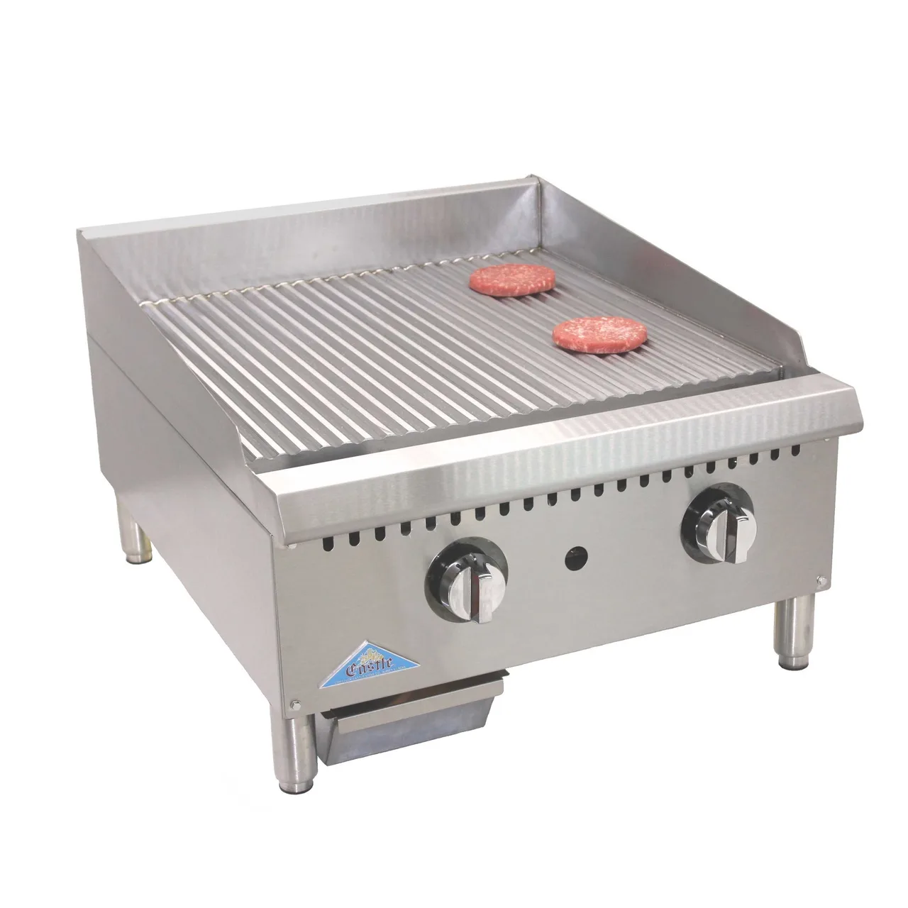 Comstock-Castle HG36T-1-FG 36" Countertop Thermostatic Gas Griddle with Grooved Steel Plate