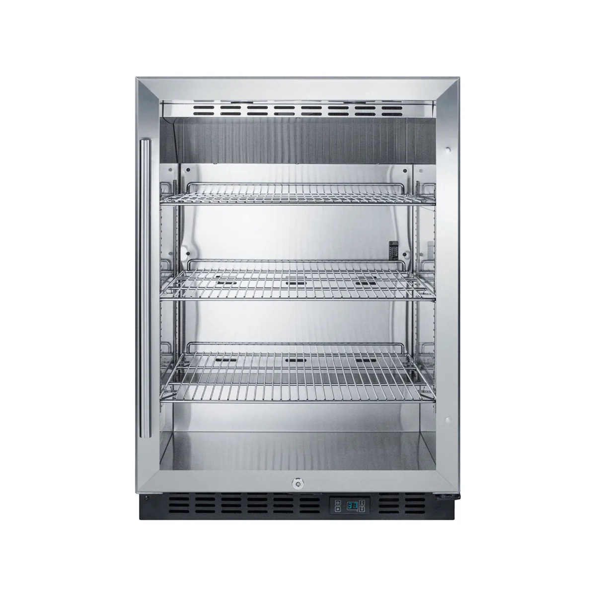 Summit SCR610BL Countertop Beverage Merchandiser Refrigerator in Black, 5.0 cu. ft.