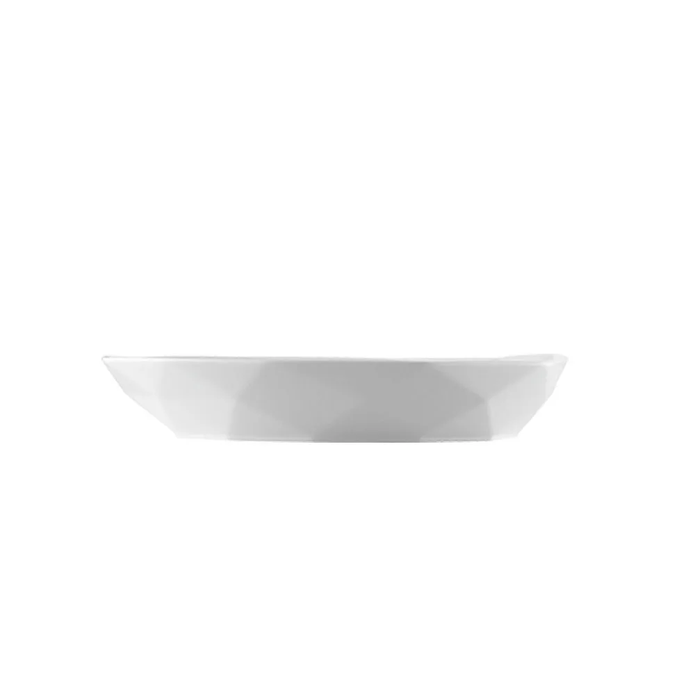 CAC China ART-110 Pasta Bowl, 60 oz, 11-1/4" L × 9-7/8" W × 1-7/8" H Porcelain,Bone White - Dozen