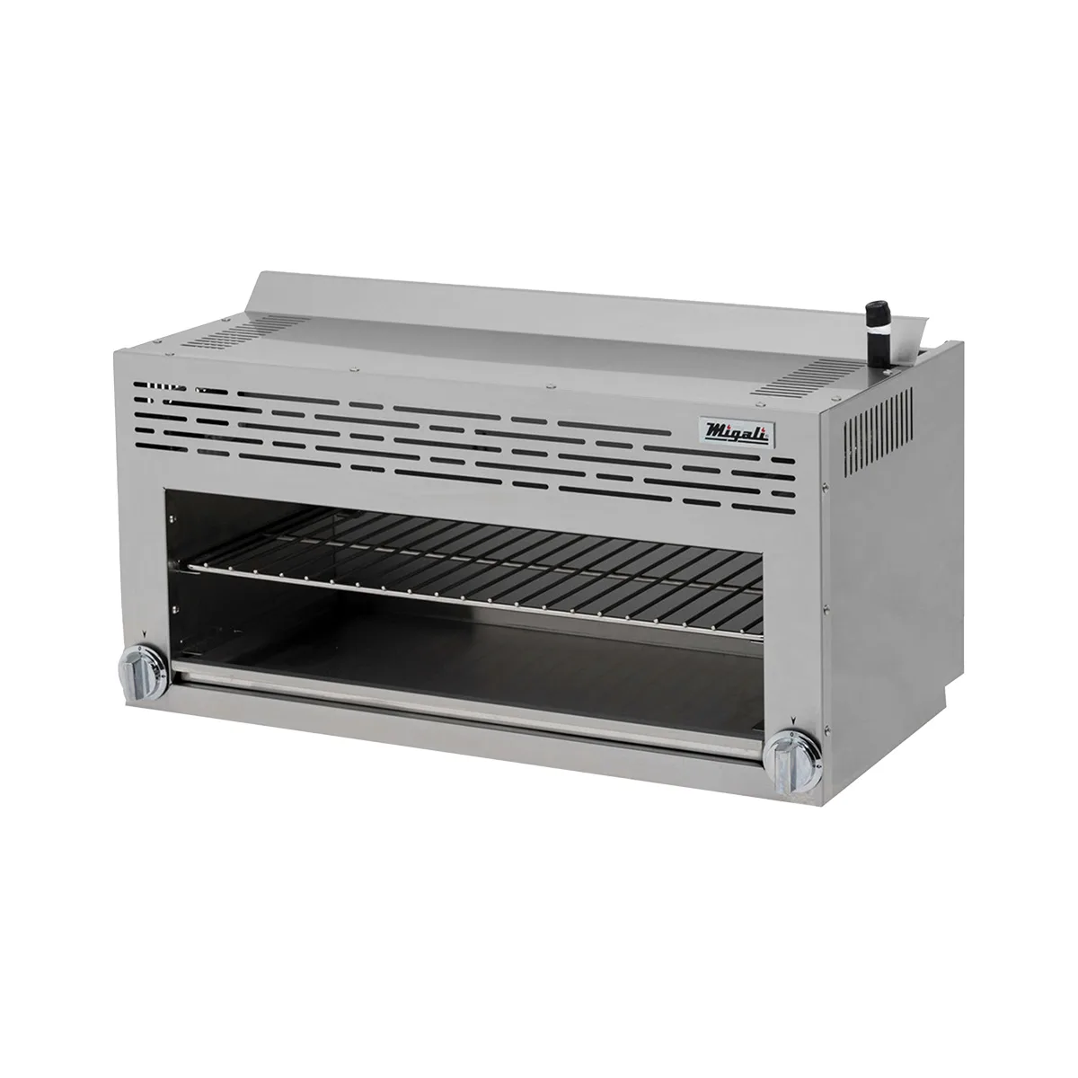 Migali C-CM-36-NG 36" Natural Gas Infrared Cheesemelter w/ (2) Burners, 43.000 BTU