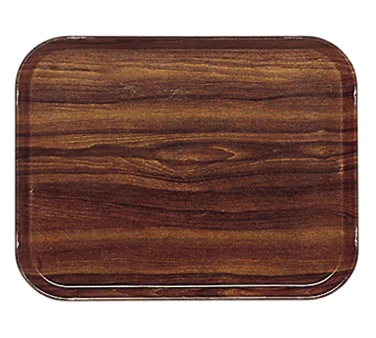 Cambro 915308 Tray, 8‑3/4" × 15", Fiberglass, Teak Wood Design, NSF Certified, Dishwasher Safe