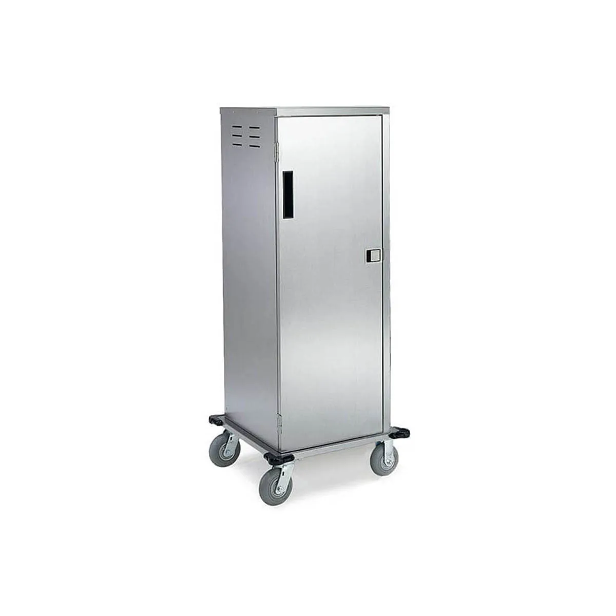 Lakeside 5618 Stainless Steel 18 Tray Elite Series Meal Delivery Cart w/ 1 Door, 1 Compartment