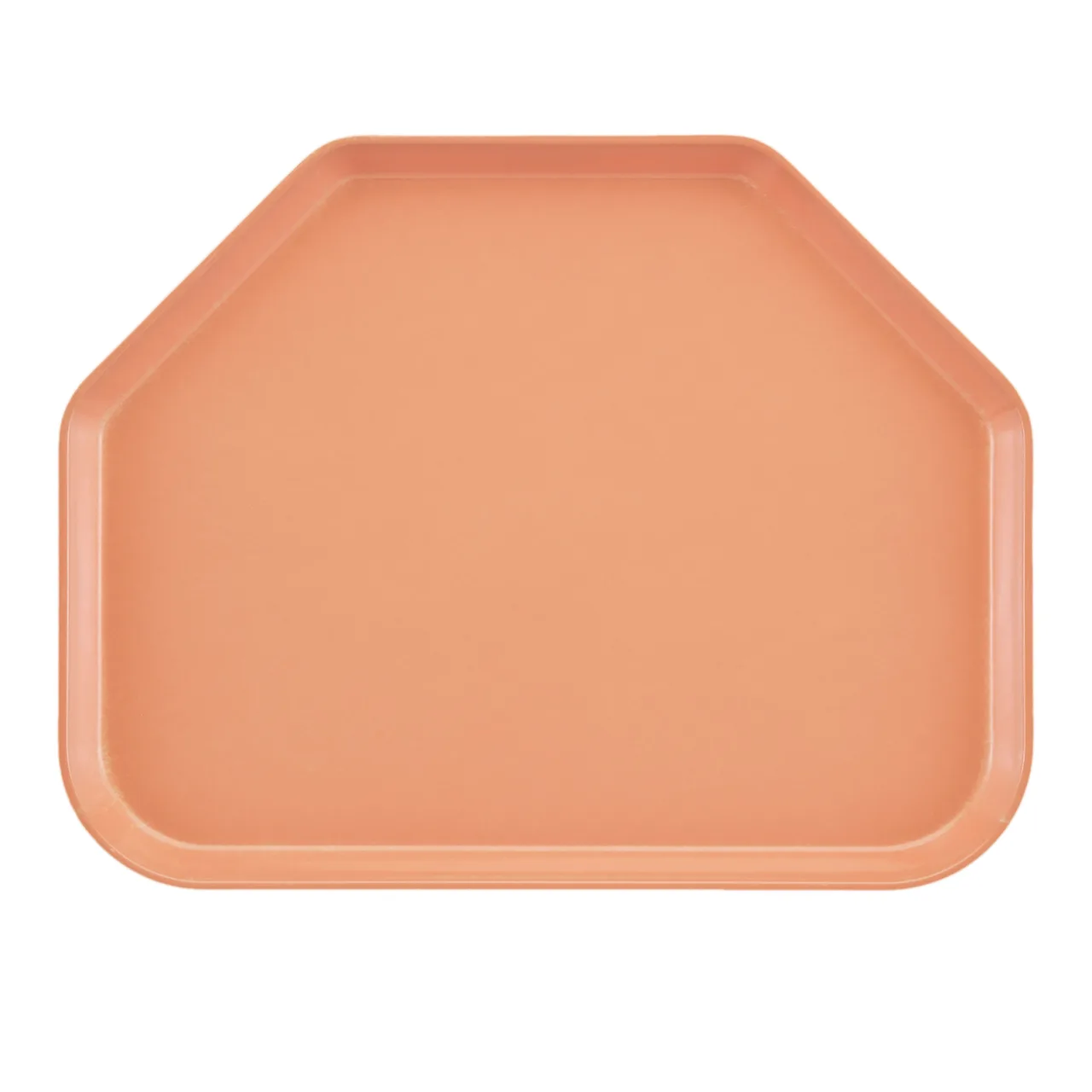Cambro 1418TR117 Camtray Trapezoid Tray, 14" x 18", Fiberglass, Dark Peach, NSF, Dishwasher Safe