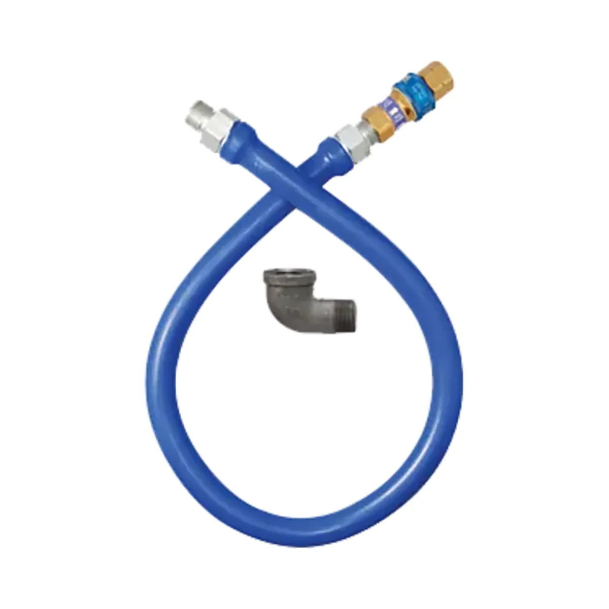 Dormont 16100BPQ36BX SnapFast 36" Gas Connector Kit w/ Elbow, 1" Diameter, in Box