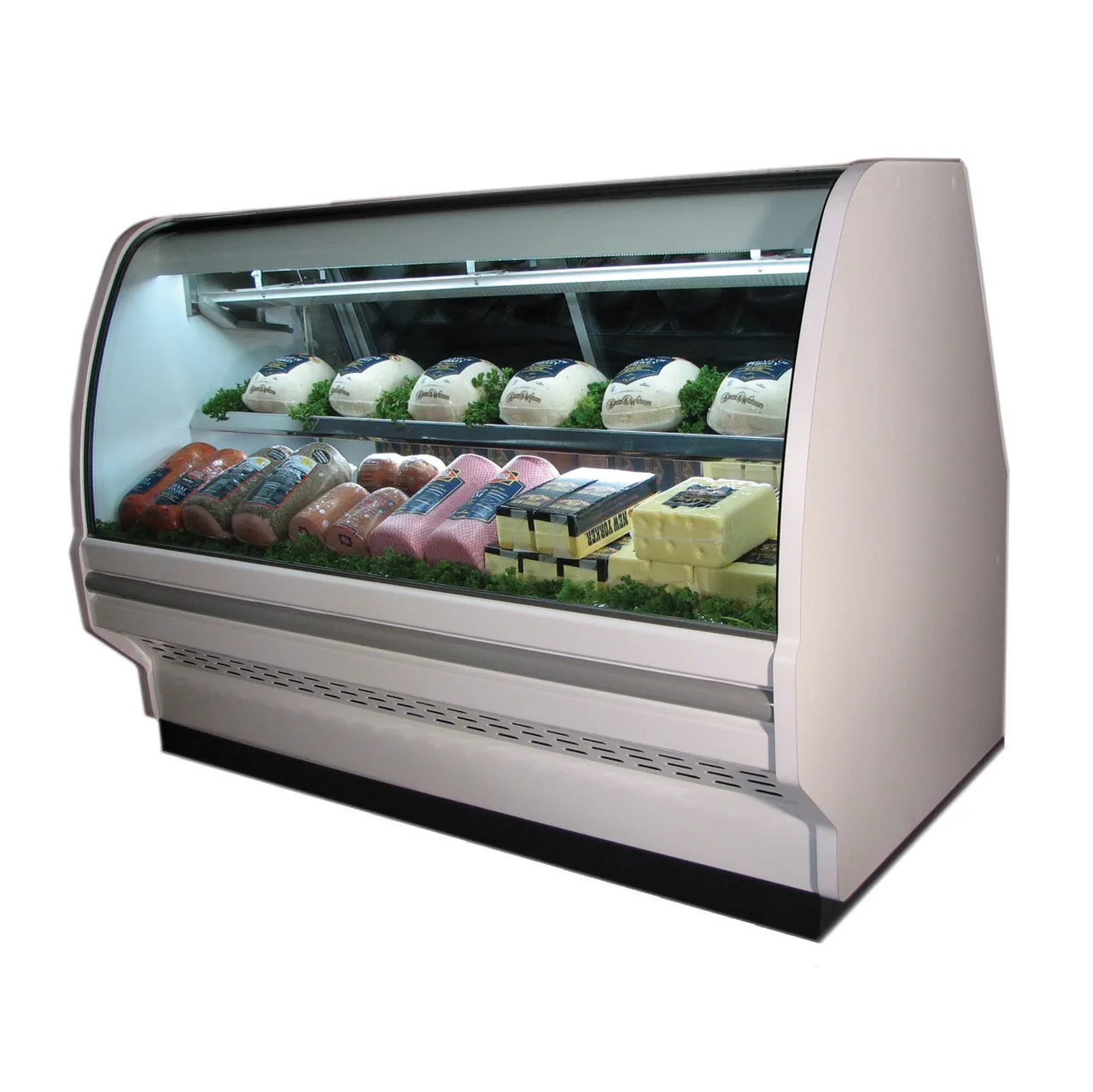 Howard-McCray R-CDS40E-4C-BE-LED 52" Curved Refrigerated Deli Display Case