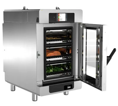 Alto-Shaam CMC-H3H/DX-QS Electric Half Size 3 Pan Combi Oven w/ Programmable Controls, Boilerless, 208/240V