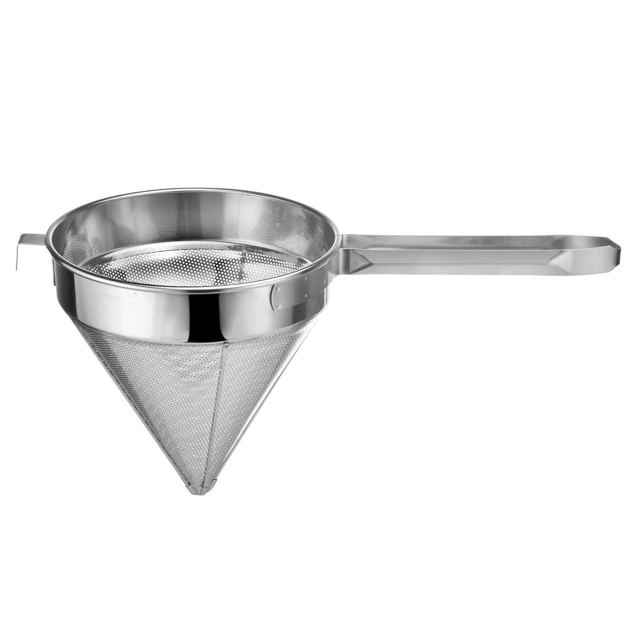 CAC China KUSC-10F Cap Strainer – 10" Diameter Fine Mesh Kitchen Strainer, Stainless Steel Construction