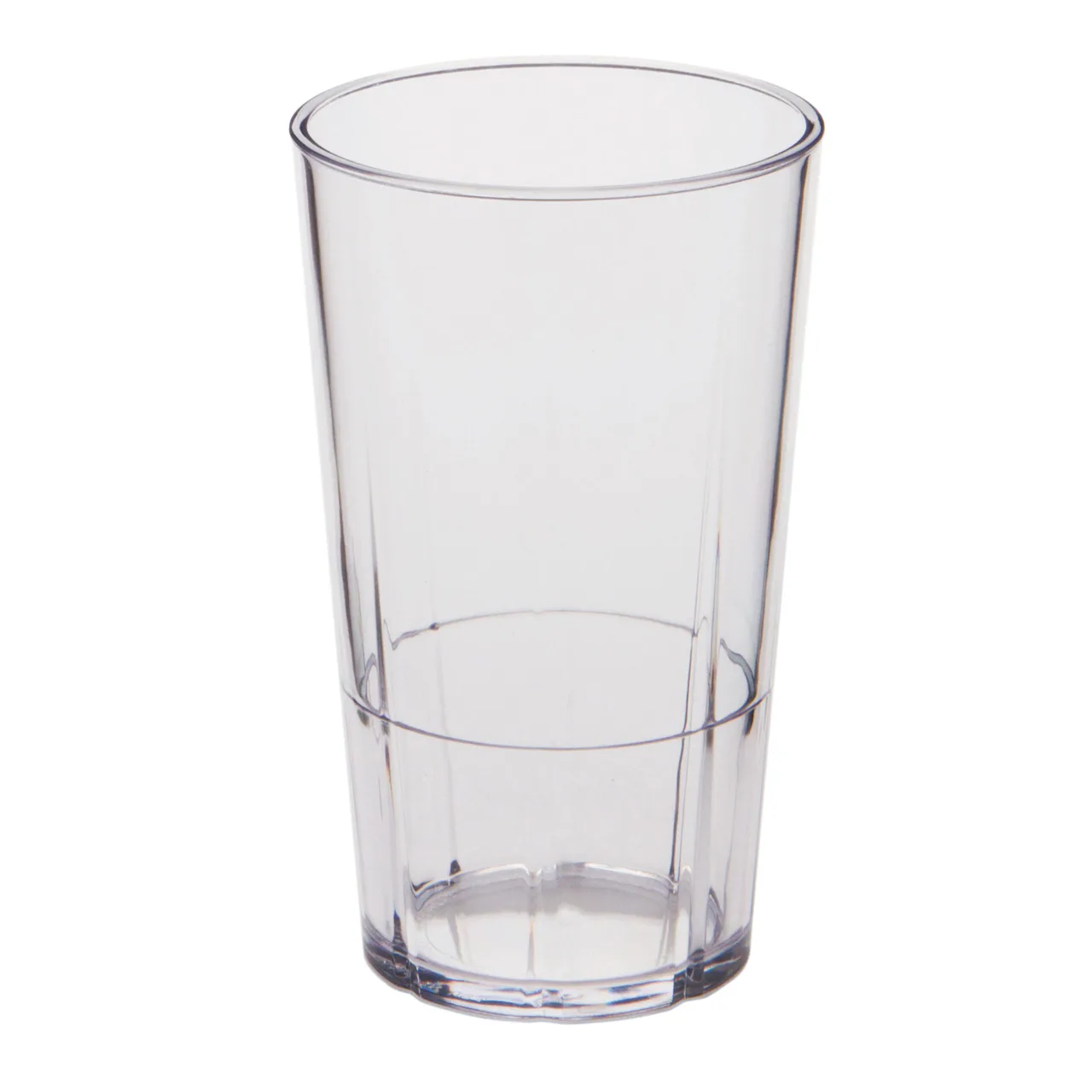 Cambro LDT12152 Lido® 12-oz Clear SAN Tumbler, 3" Top Dia, 4-15/16" Height, Dishwasher Safe