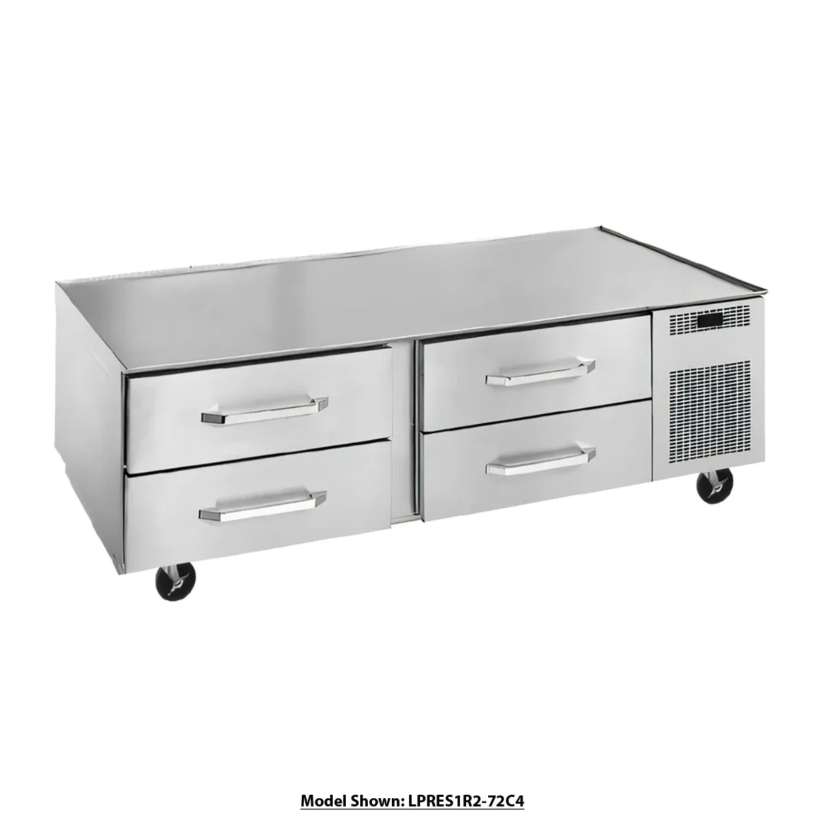 Randell LPRES1L1-38C4 38" 2 Drawers Refrigerated Chef Base w/ Marine Edge, Self-Contained