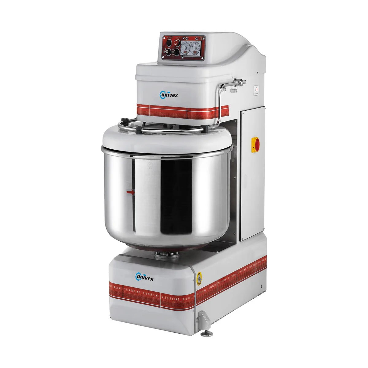 Univex SL80 Silverline Spiral Mixer with 135 qt Fixed Bowl, 2-Speed, 176 lbs Dough Capacity