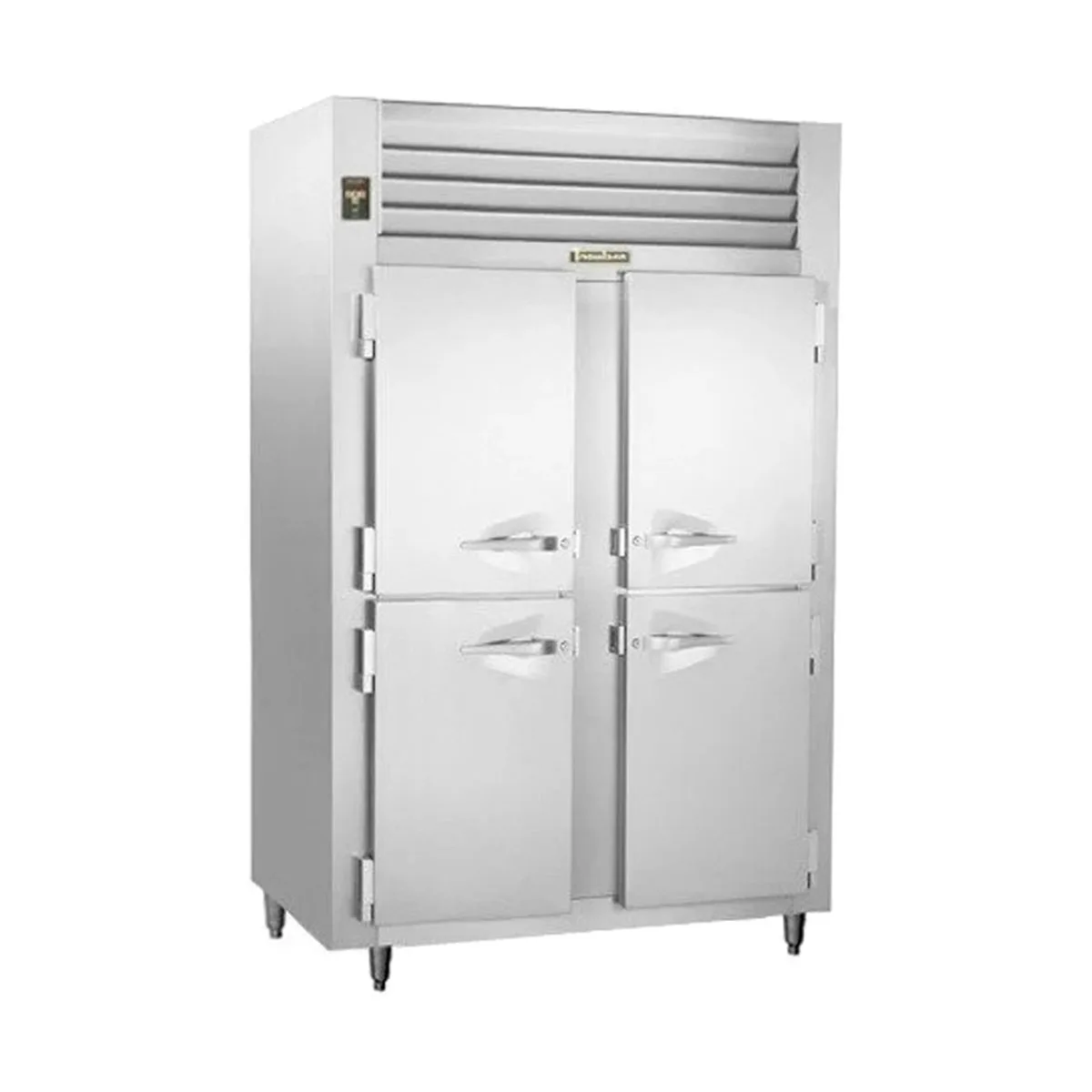 Traulsen ALT226WUT-HHS 58" 4-Half Solid Door 2-Section Reach-In Freezer, Top Mounted, 39.7 cu. ft., Stainless Steel