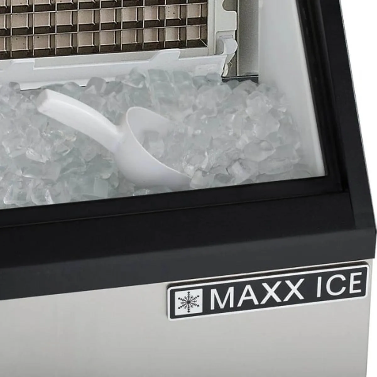 Maxx Ice MIM250 24" Air Cooled Full Cube 260 lb Undercounter Ice Machine with 75 lb Bin