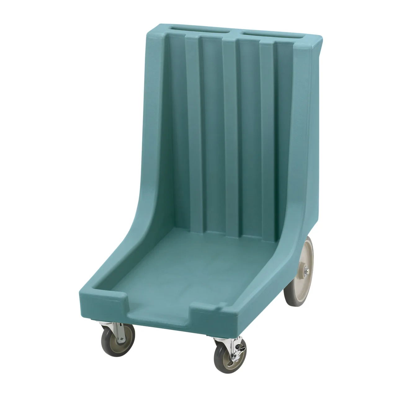 Cambro CD1826HB401 Slate Blue Camdolly w/ Handle, Rear Easy Wheels
