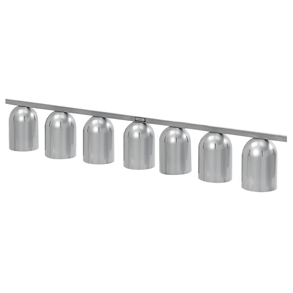 Nemco 6006-7 Heat Lamp, Single Row Suspension Bar, Chain Hung, 7 Bulb