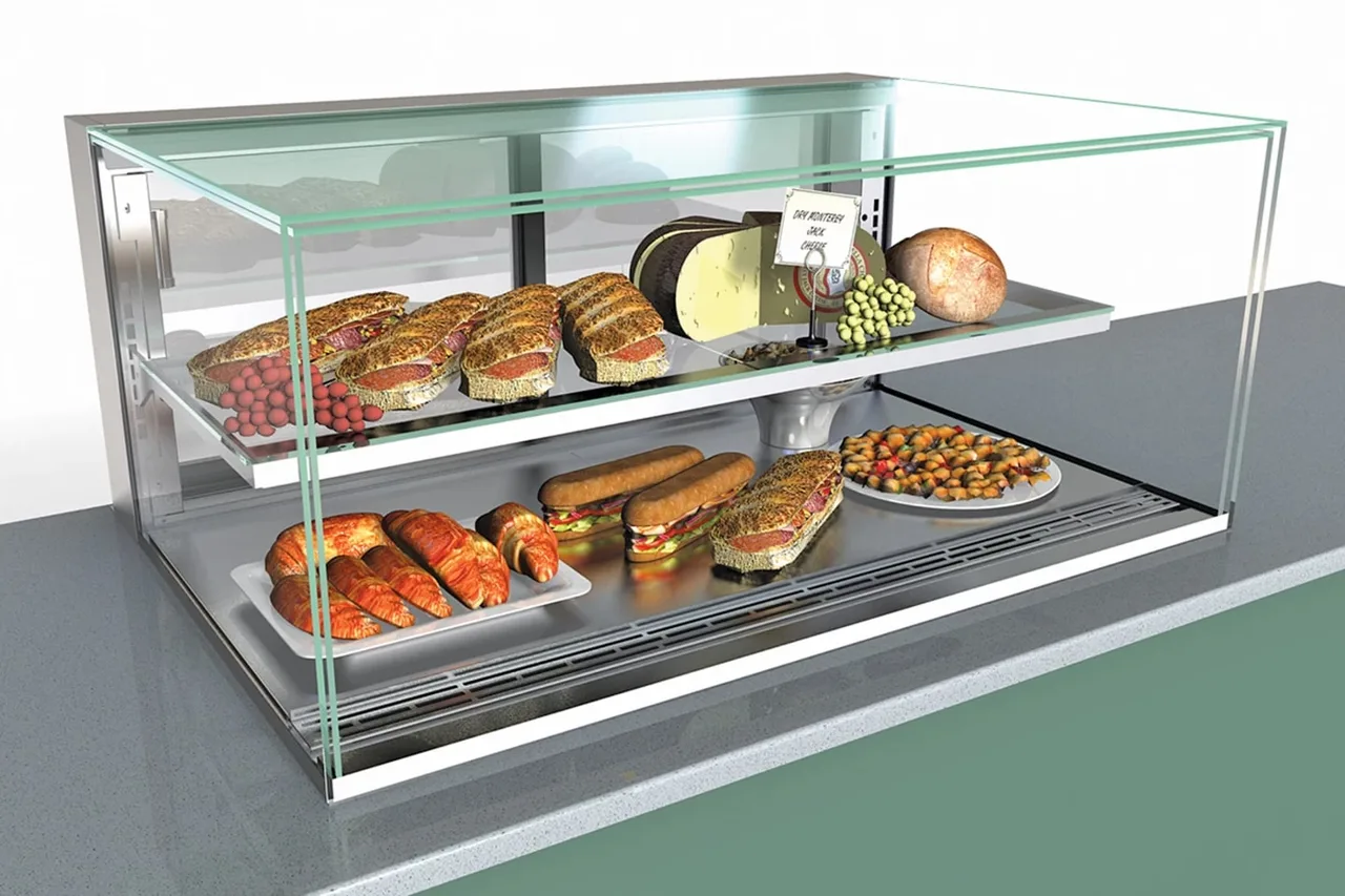 Structural Concepts NE4820RSV 48" Reveal® Full Service Refrigerated Slide In Counter Case