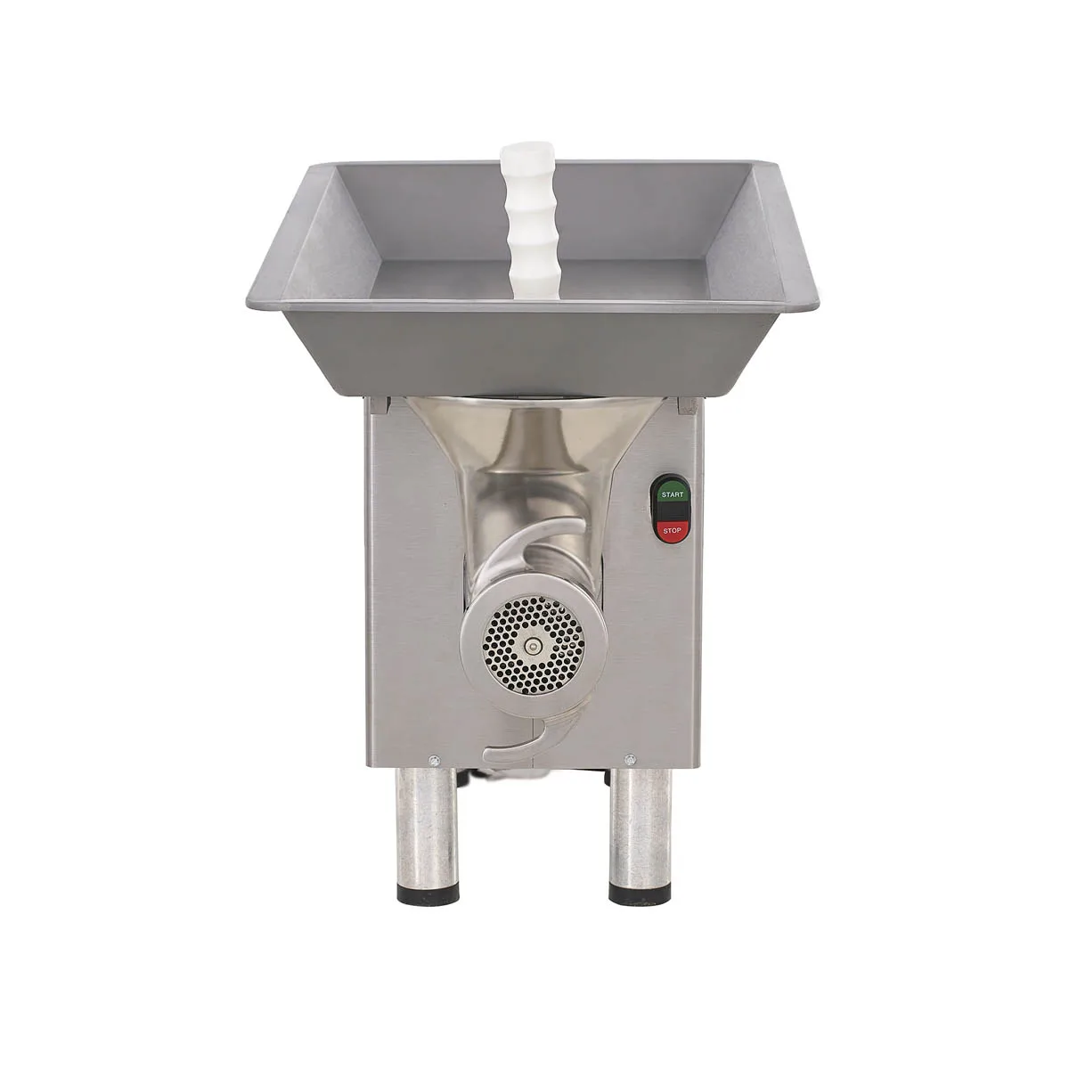 Pro-Cut KG-22W-SS Bench Electric Meat Grinder, #22 Hub, 1 HP, 110V, 740W, 1740 lbs/hr, Stainless Steel Construction
