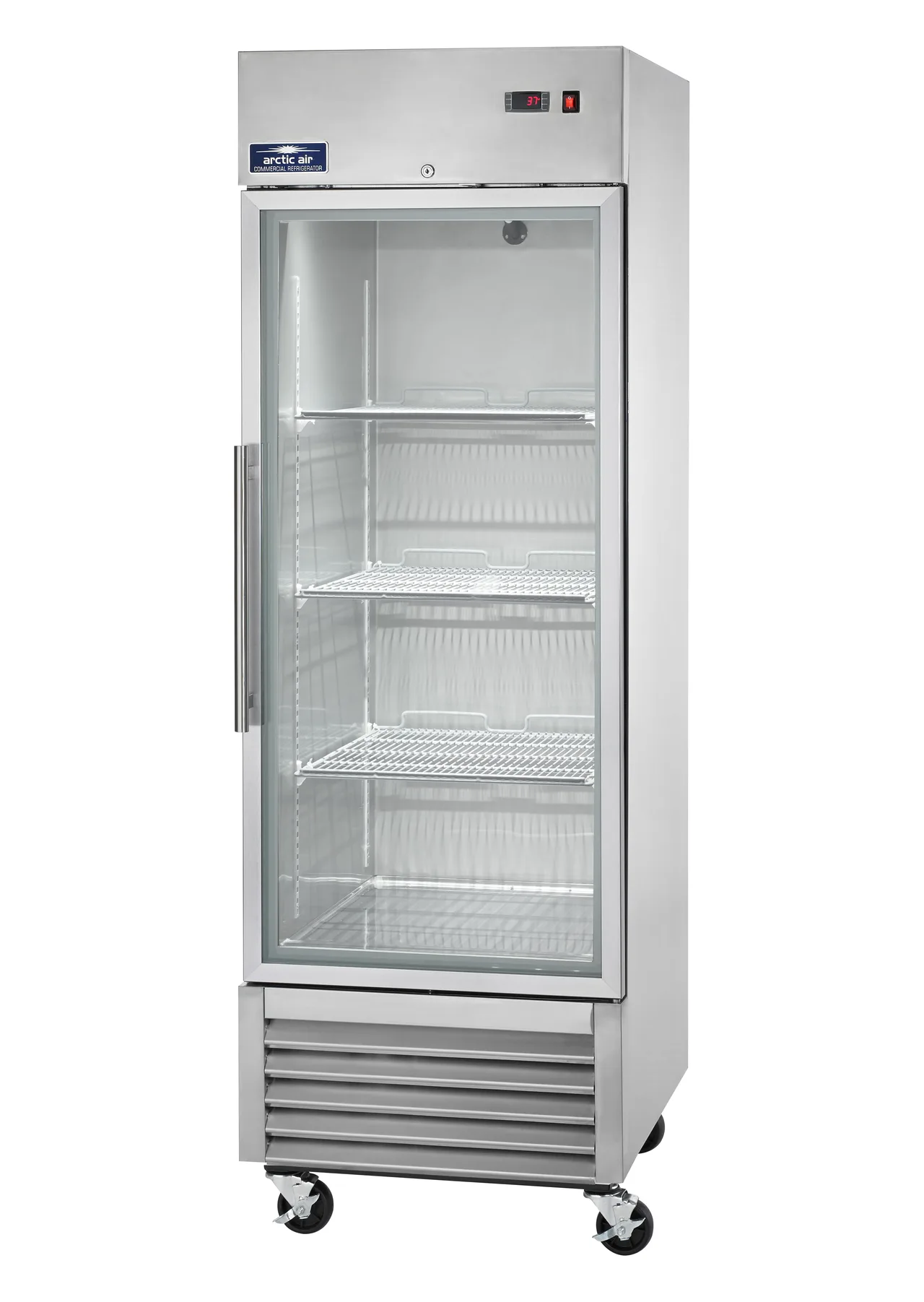 Arctic Air AGDF23 27" 1-Section Reach-In Freezer w/ Glass Door, Bottom Mounted, 23 cu. ft.