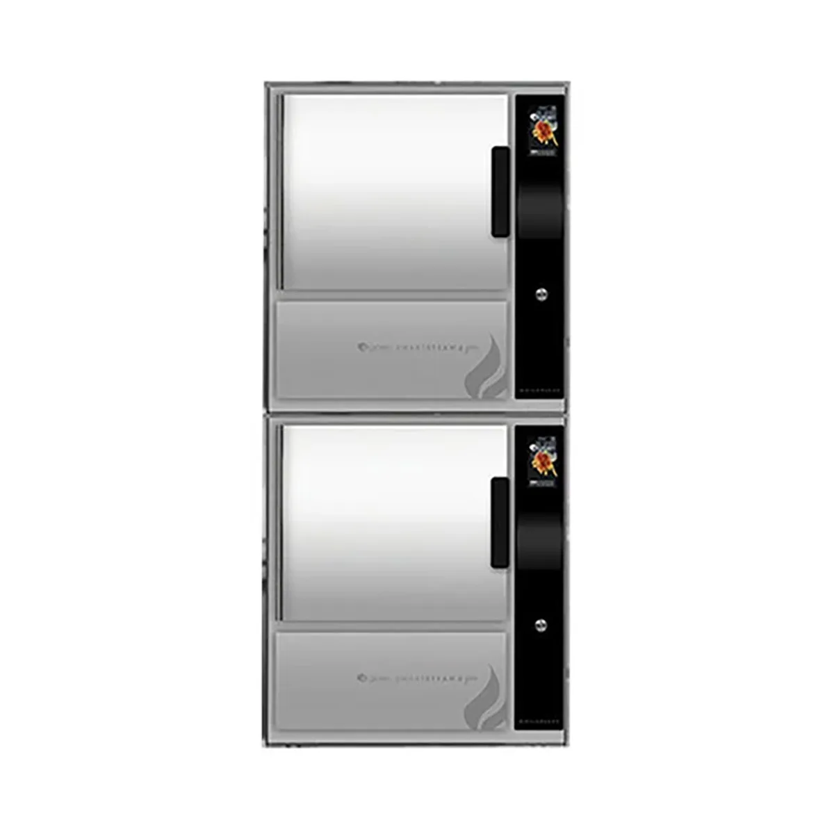 Groen (2)GSSP-BL-10ES 20 Pan Electric Boilerless Convection Steamer w/ (2) Stacked, Stand