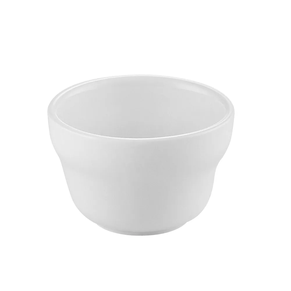 CAC China UVS-4 Bouillon Cup, 7‑1/4 oz, 4" Dia x 2½" H, Porcelain White, Microwave Safe - 1 Dozen