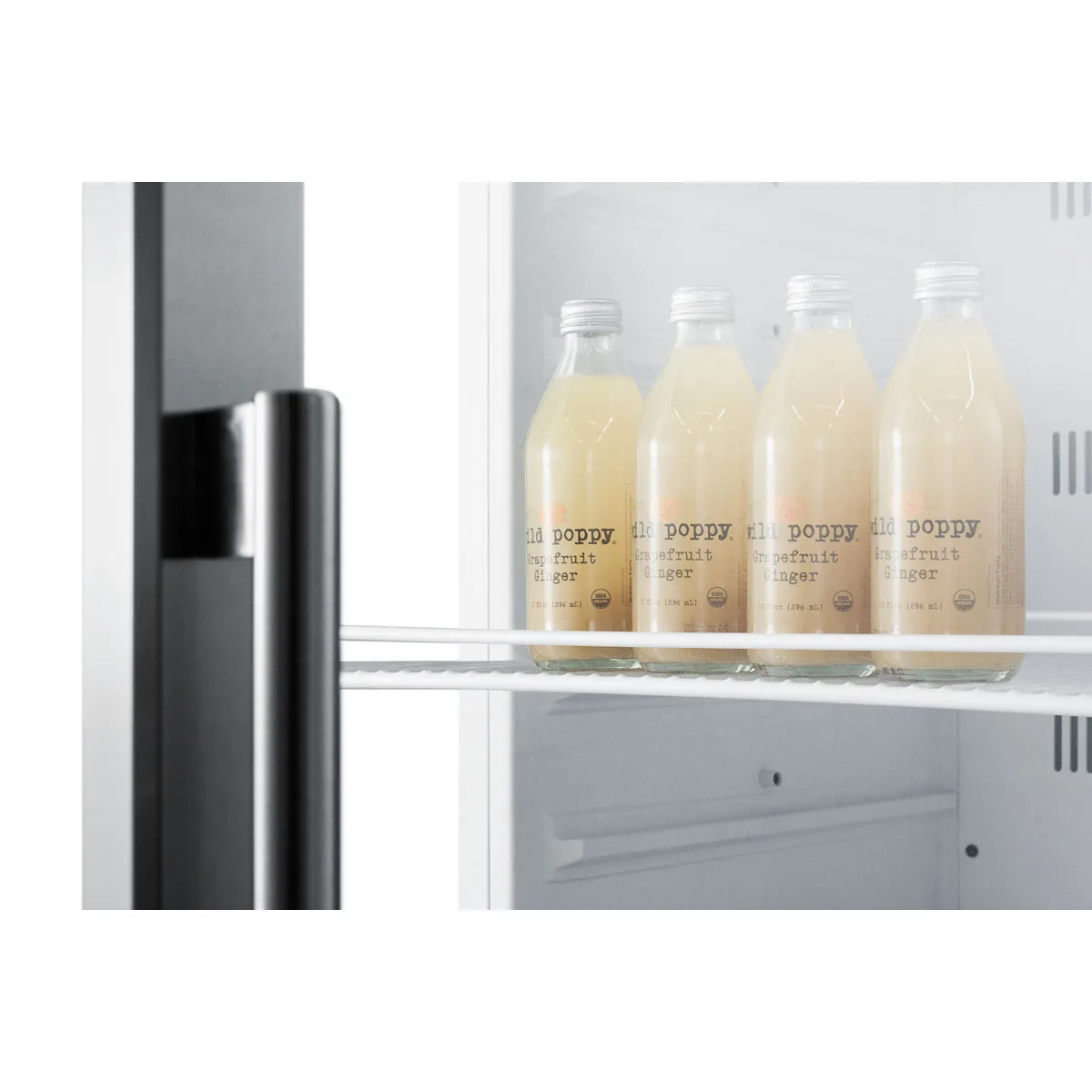 Summit SCR1400WCSS Beverage Center with Right Hinged Glass Door, Stainless Steel, 12.6 cu.ft