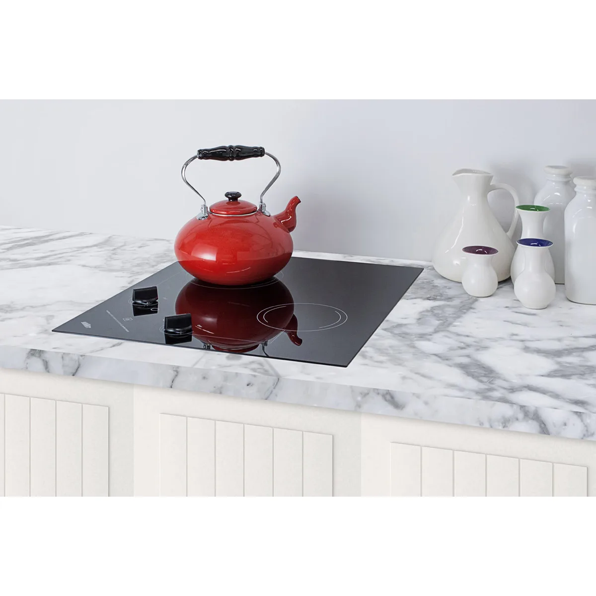 Summit CR2B223G 21" Electric Radiant Cooktop w/ (2) Burners, Black Ceramic Glass, 3.0 kW, 230v