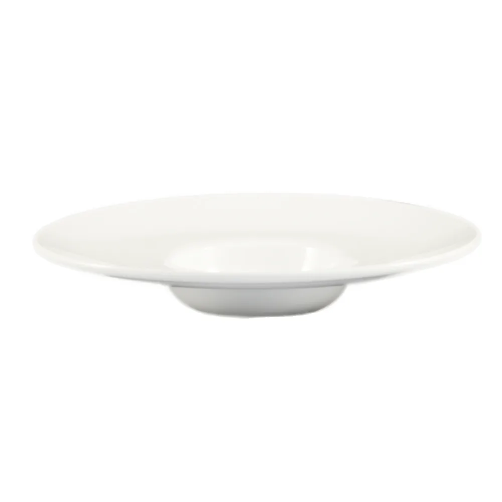 CACChina FDP-122 Bowl, 11" Dia x 2‑1/8" H, 5‑1/2 Oz Bone White Porcelain, Dishwasher Safe - Dozen